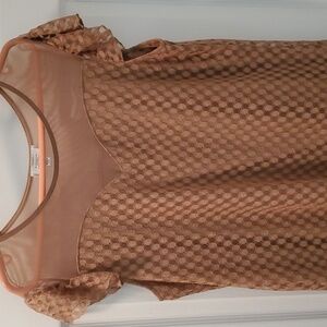 Brown (tan) lace top